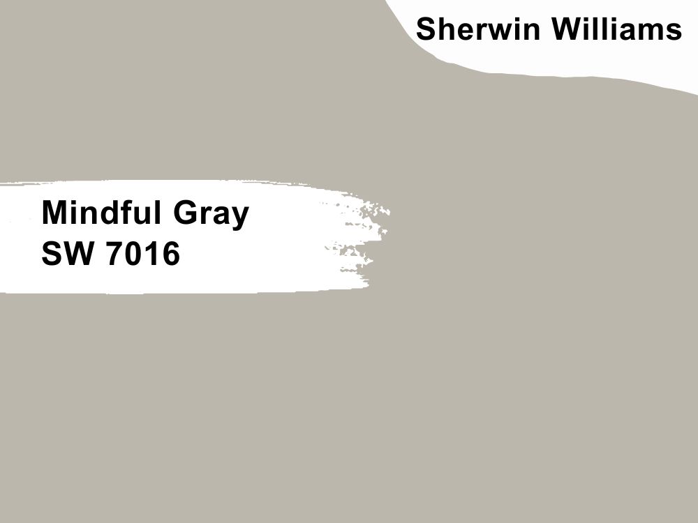 8. Mindful Gray SW 7016