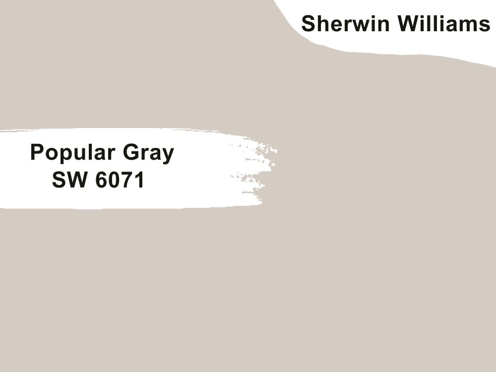 8. Popular Gray SW 6071