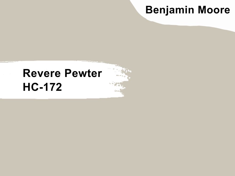 8. Revere Pewter HC-172 by Benjamin Moore
