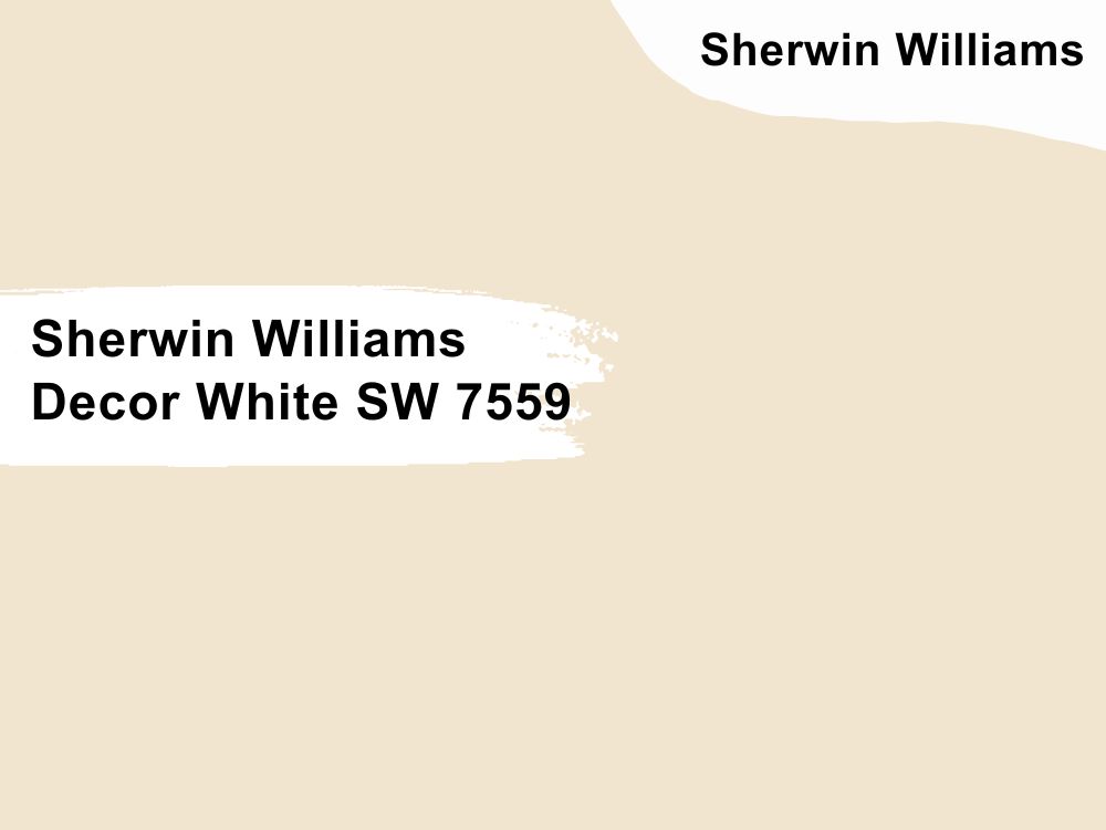 8. Sherwin Williams Decor White SW 7559