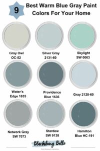 9 Best Warm Blue Gray Paint Colors For Your Home