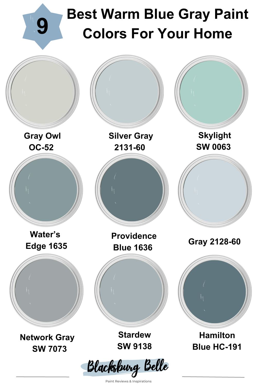 9 Best Warm Blue Gray Paint Colors For Your Home