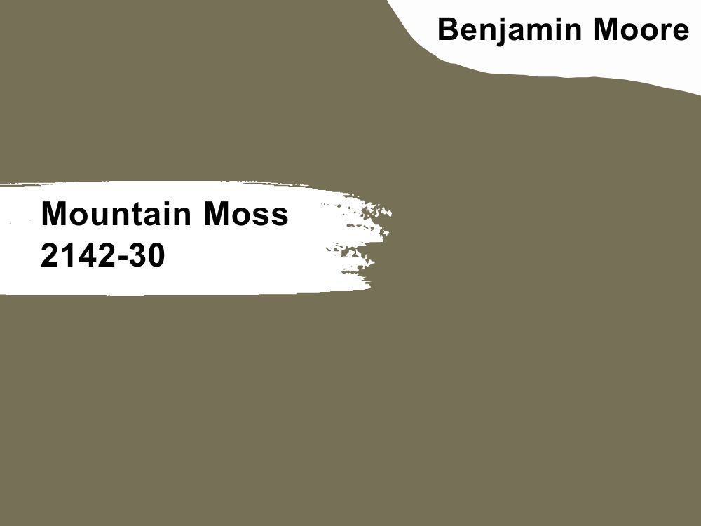 9. Benjamin Moore Mountain Moss 2142-30