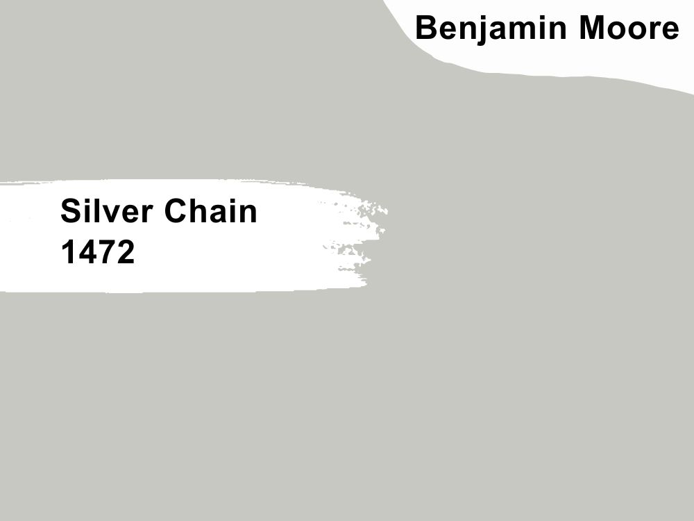 9. Benjamin Moore Silver Chain 1472