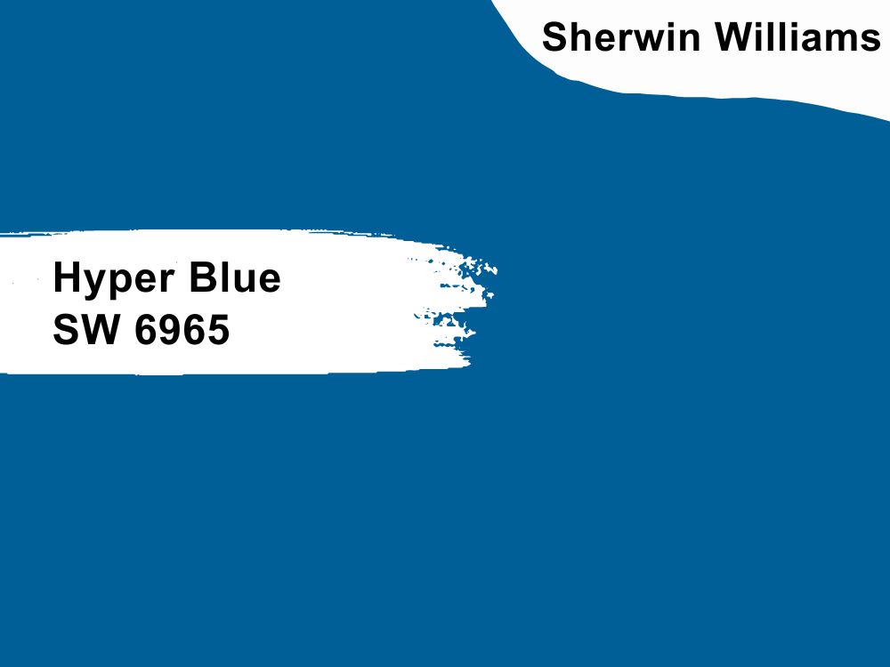 9. Sherwin-Williams Hyper Blue SW 6965
