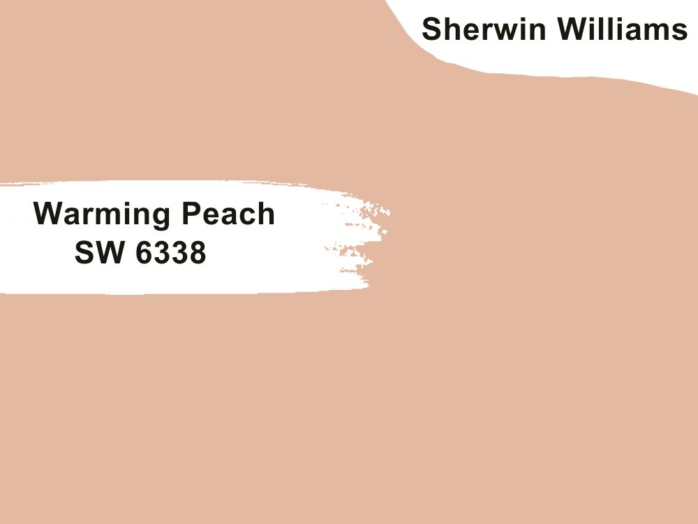 9. Sherwin Williams Warming Peach SW 6338