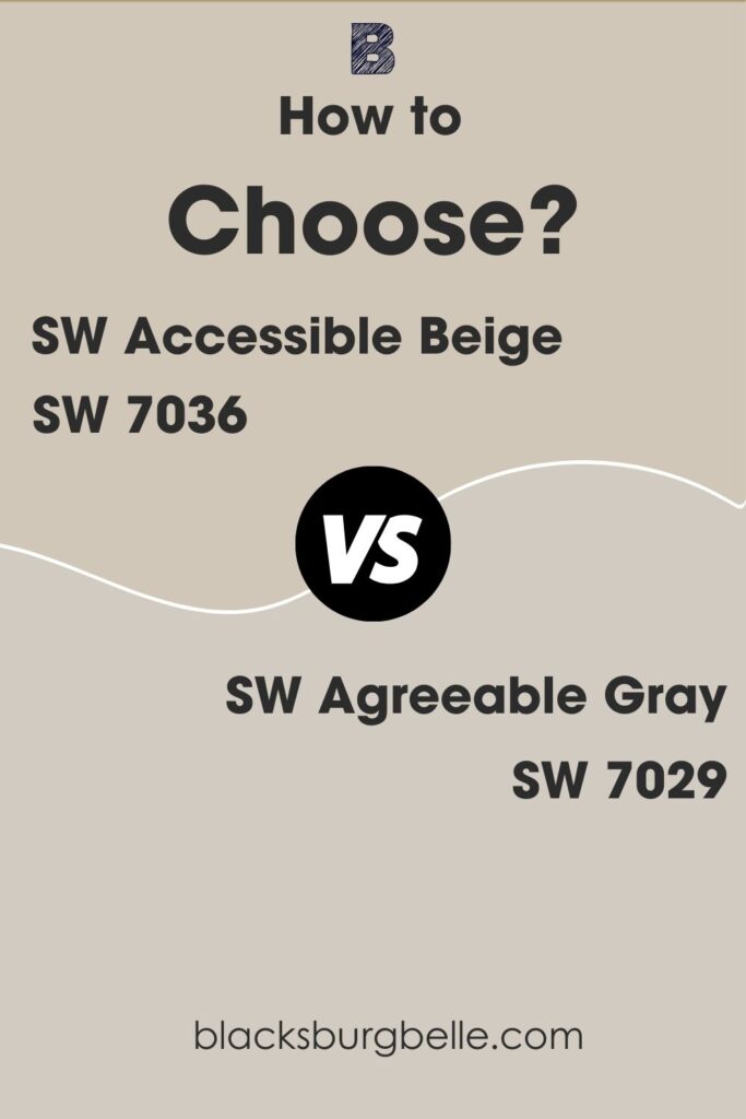 Accessible Beige Vs Agreeable Gray