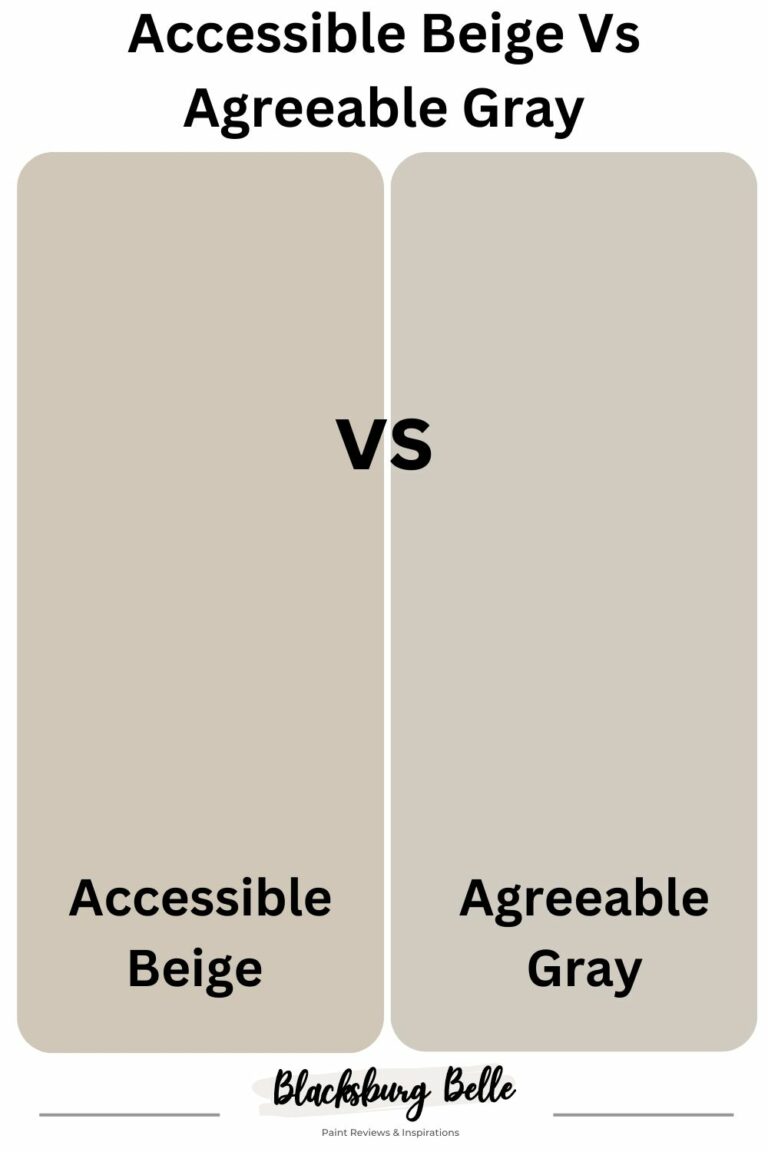 Accessible Beige Vs Agreeable Gray