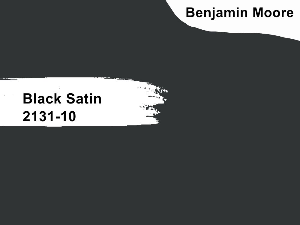 Benjamin Moore Black Satin 2131-10