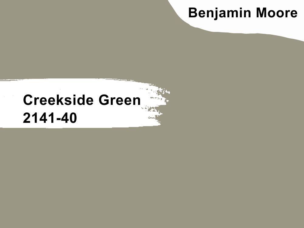 Benjamin Moore Creekside Green 2141-40