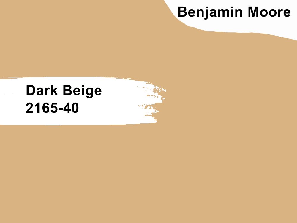 Benjamin Moore Dark Beige 2165-40
