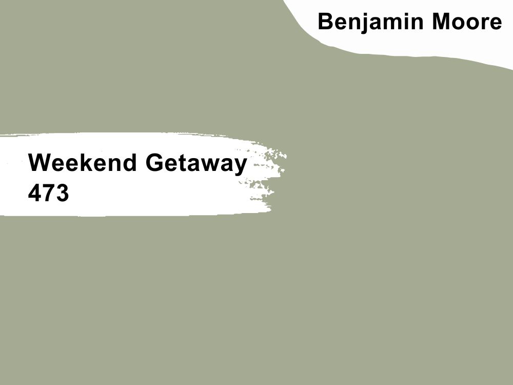 Benjamin Moore Weekend Getaway 473