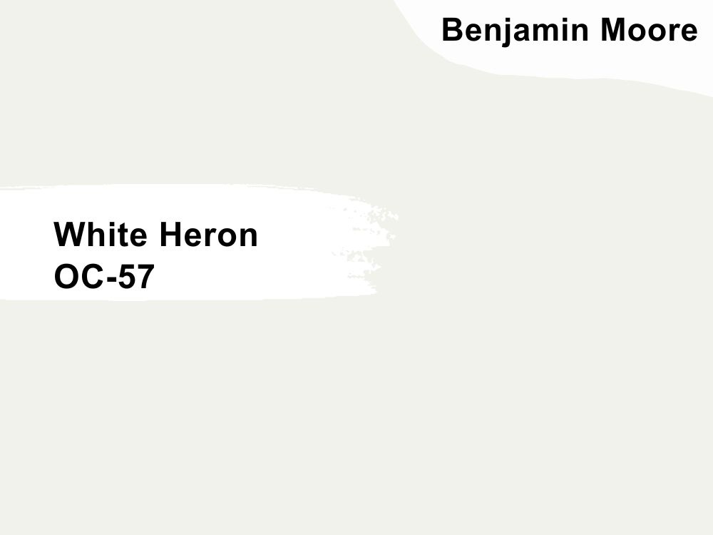 Benjamin Moore White Heron OC-57