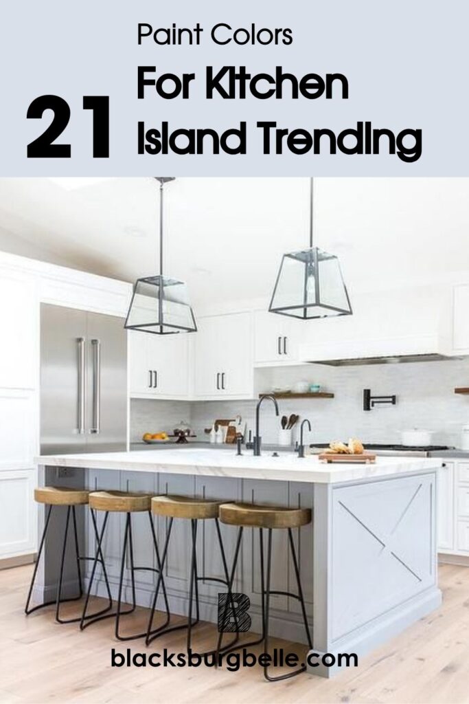 Best Paint Colors for Kitchen Island Trending