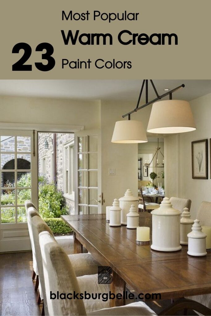 Best Warm Cream Paint Colors
