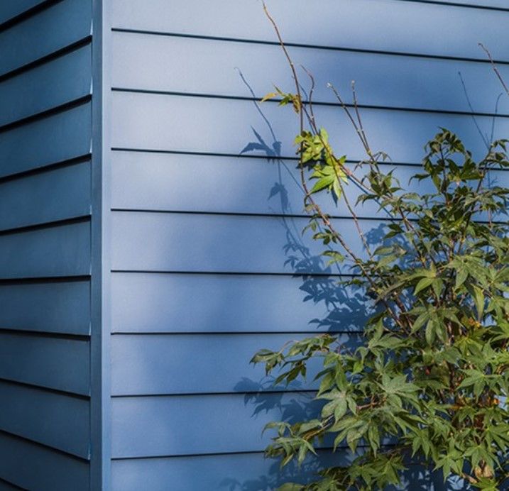 Farrow & Ball Stiffkey Blue on interior and exterior walls. (2)