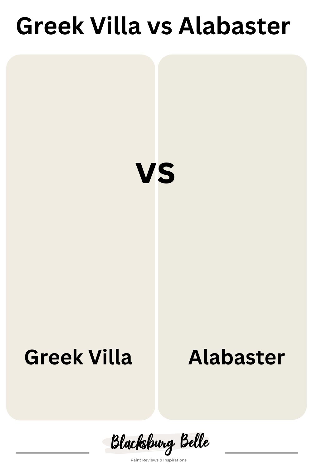 Greek Villa vs Alabaster