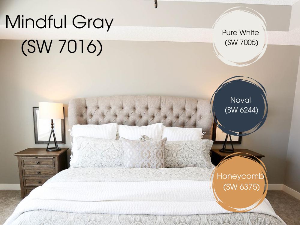 Mindful Gray (SW 7016) Complementary Colors