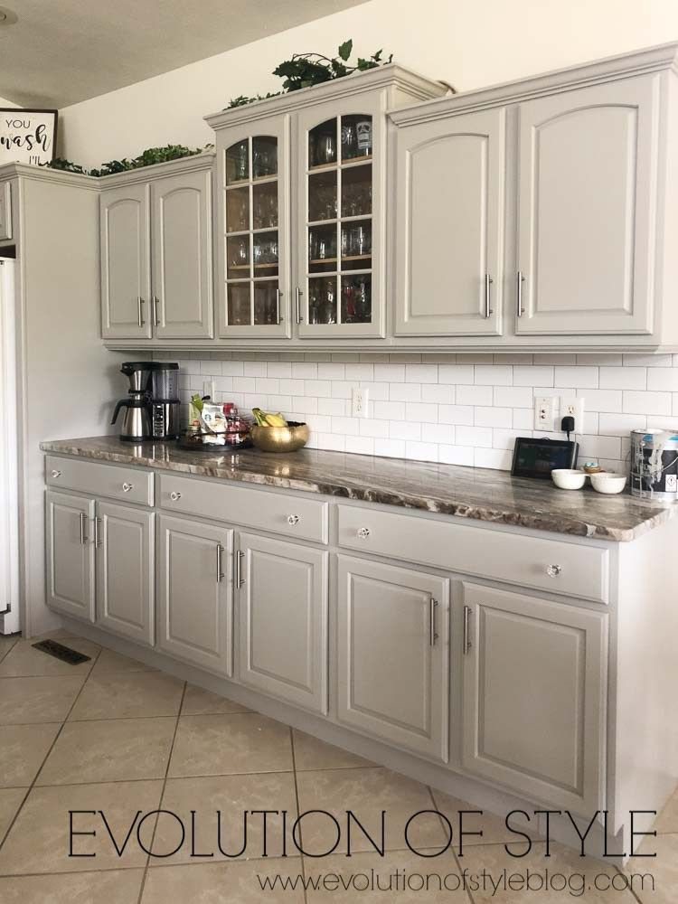 Mindful Gray on Cabinets