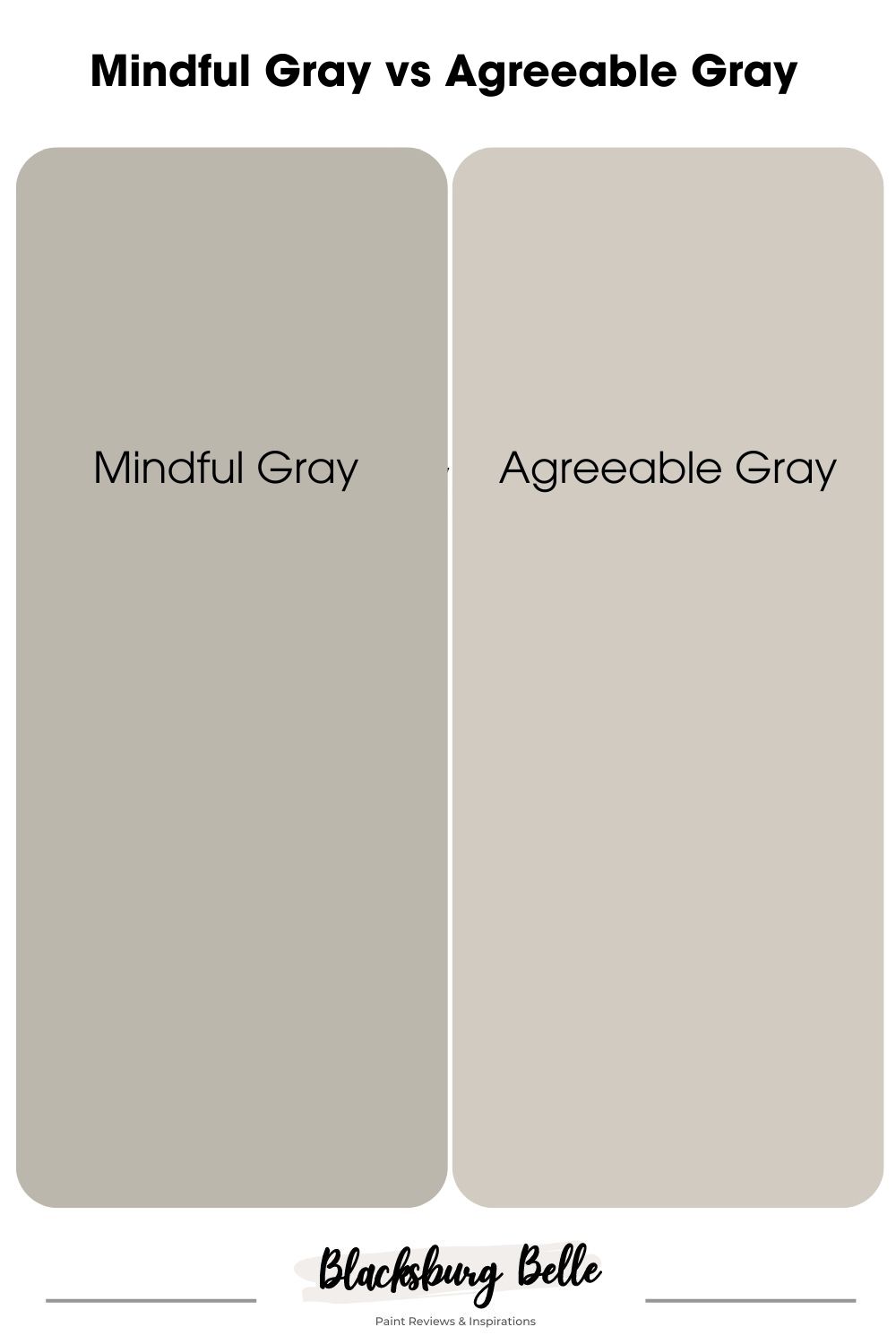 Mindful Gray vs Agreeable Gray