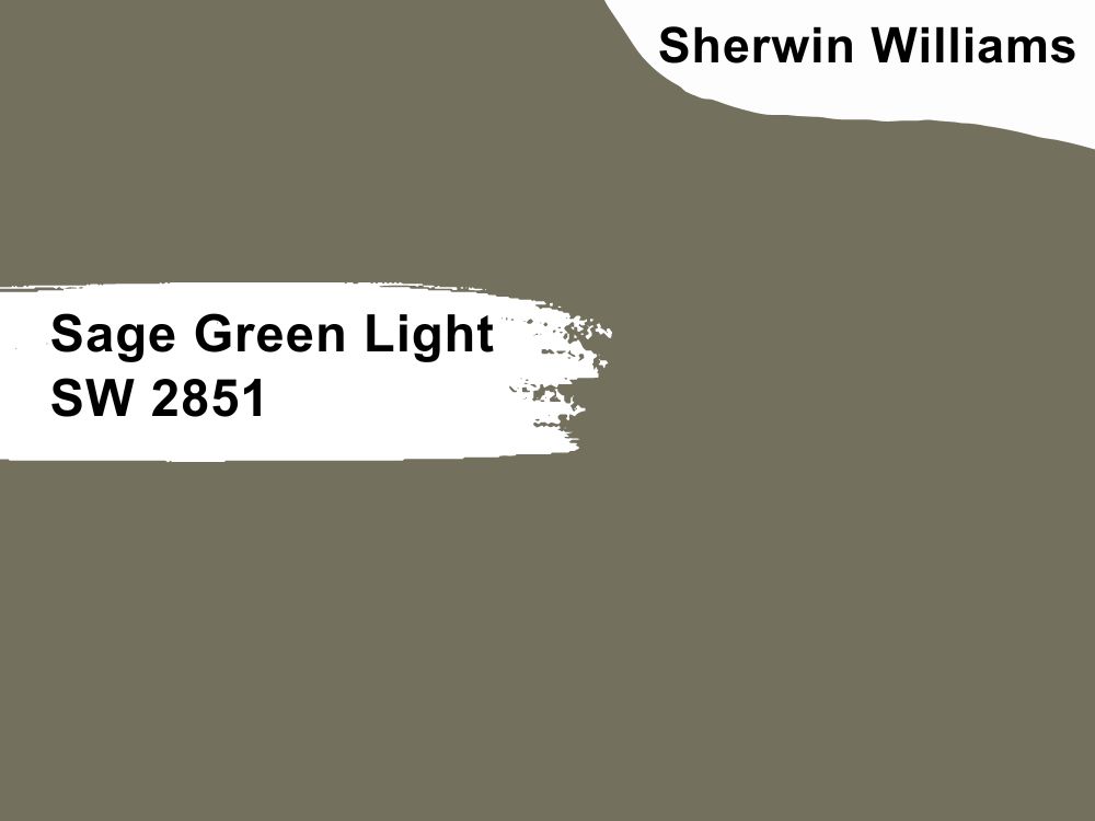 Sage Green Light SW 2851