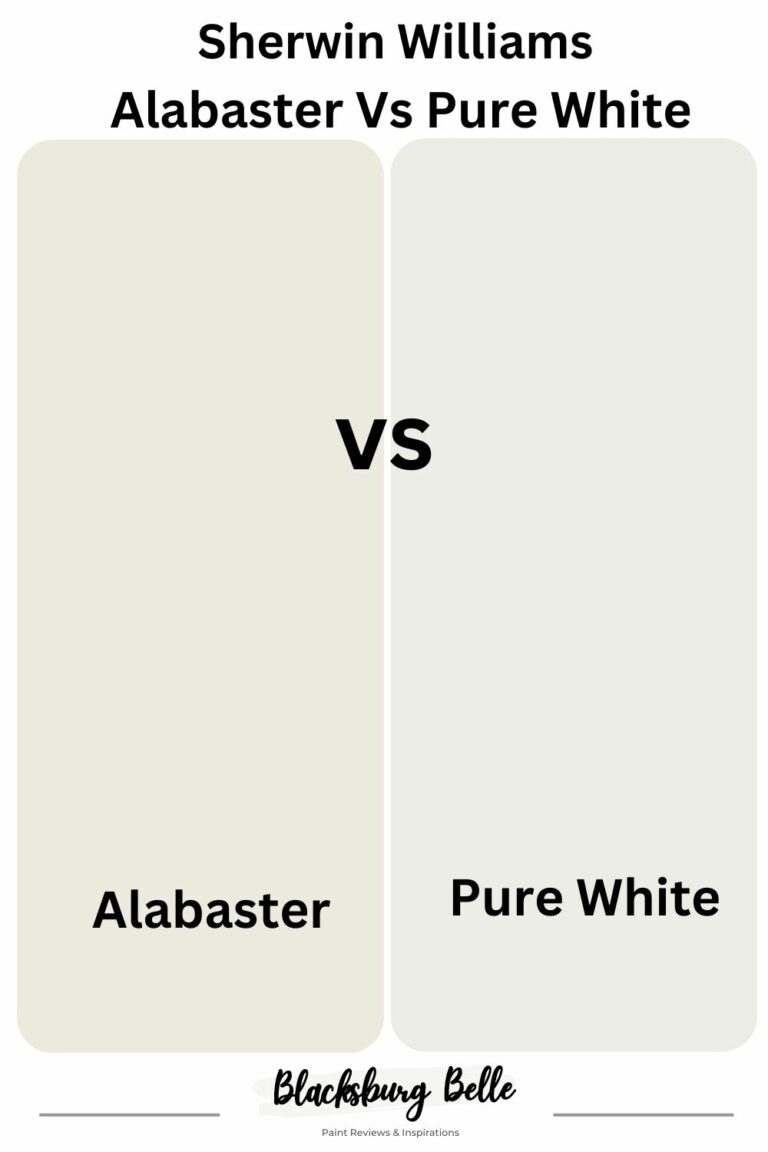 Sherwin Williams Alabaster Vs Pure White