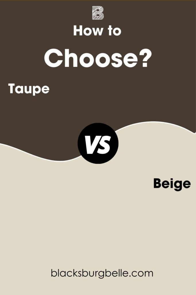 Taupe Vs Beige