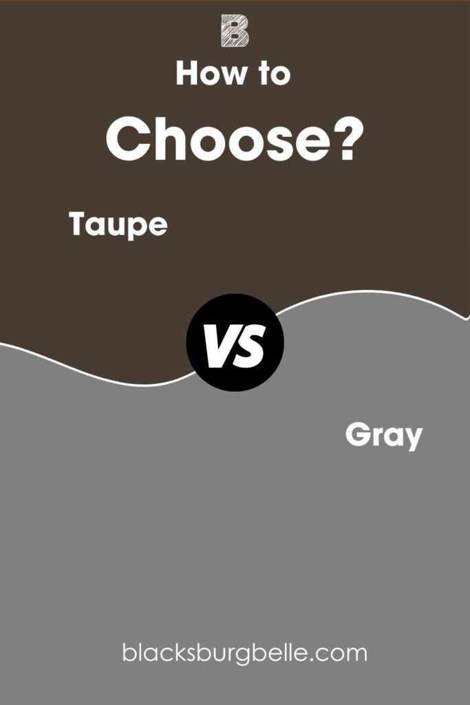 Taupe Vs Gray
