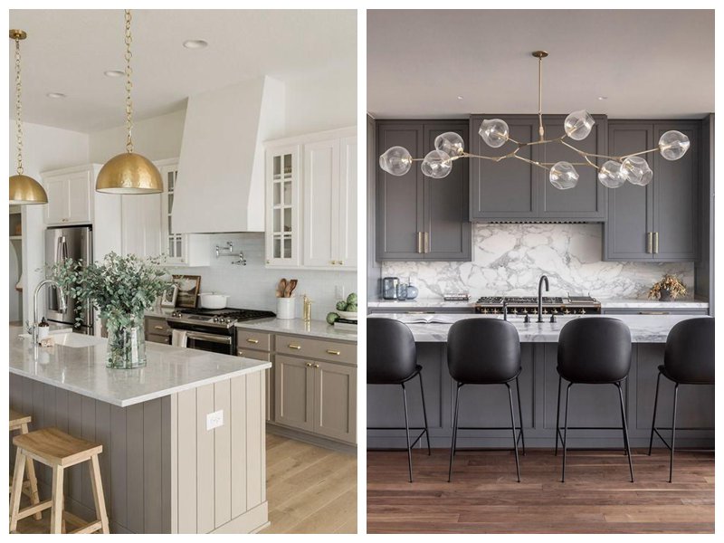 Taupe Vs Gray on Kitchen Cabinets (1)