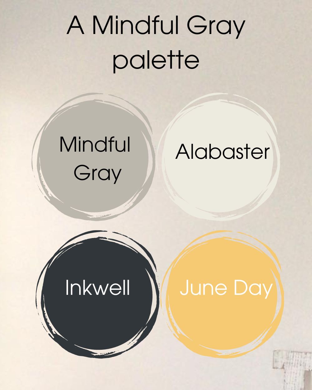 a Mindful Gray palette