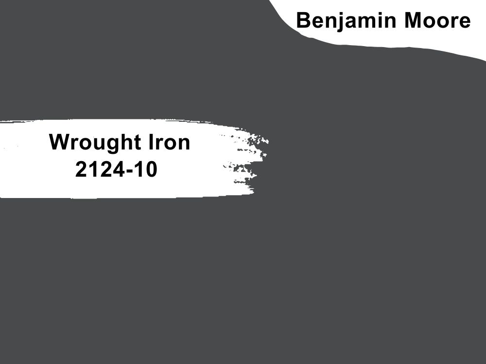 1. Benjamin Moore Wrought Iron 2124-10