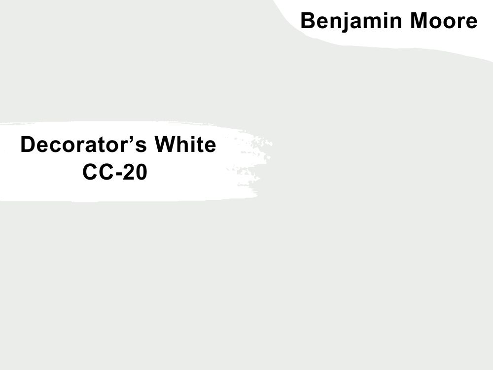 1. Decorator’s White CC-20