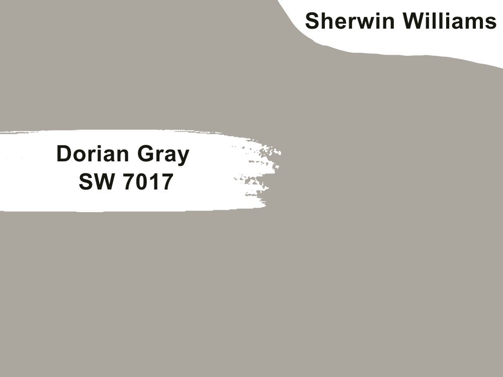 10. Sherwin Williams Dorian Gray SW 7017
