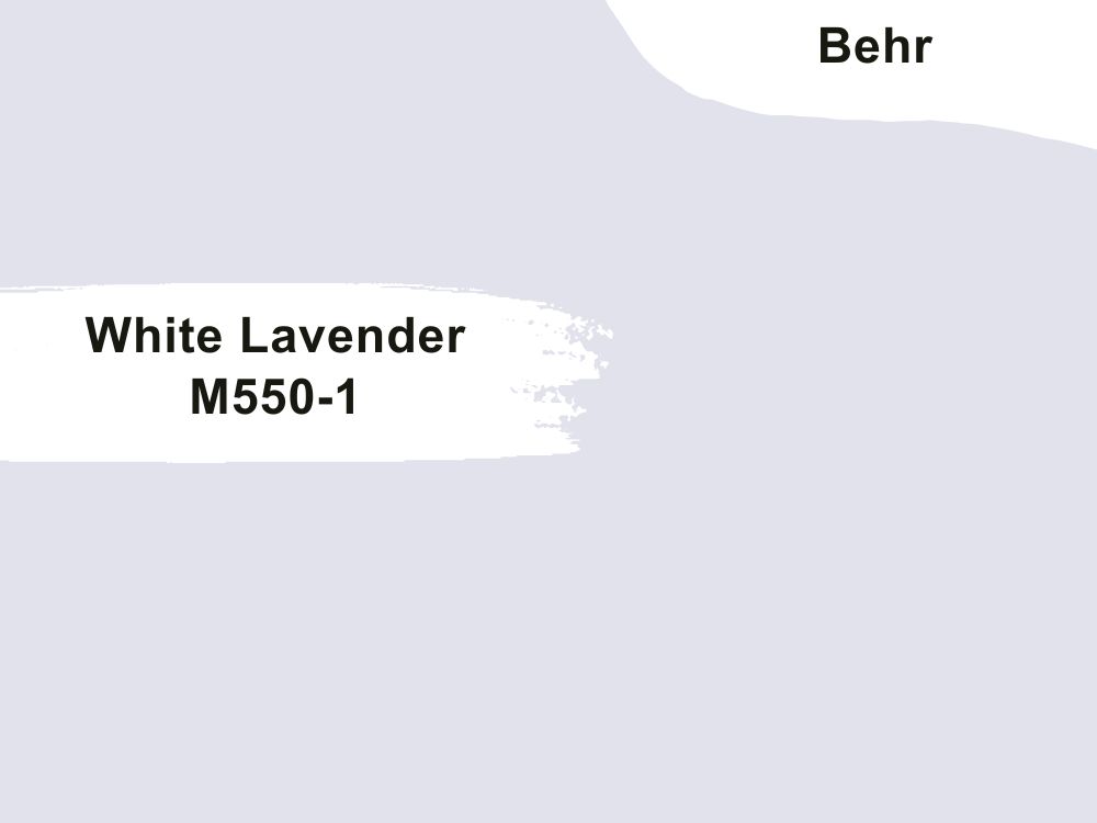 12. Behr White Lavender M550-1