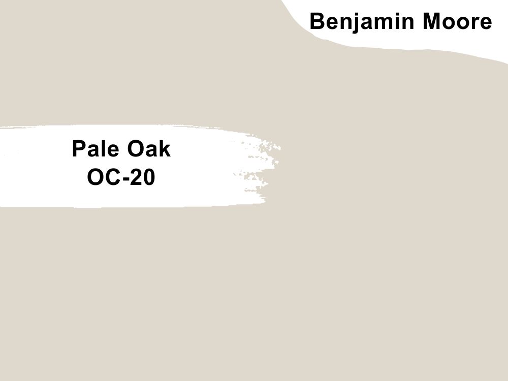 12. Benjamin Moore Pale Oak OC-20