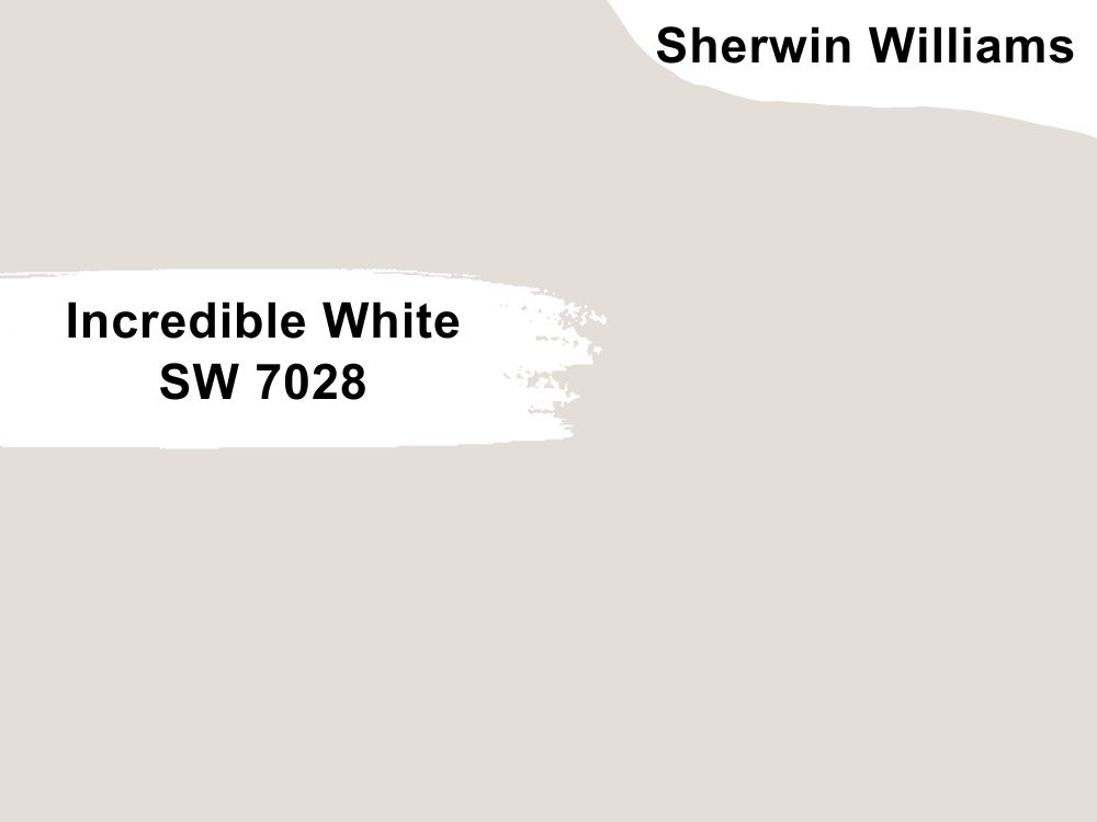 12. Incredible White SW 7028