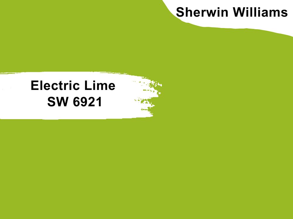 18. Electric Lime SW 6921