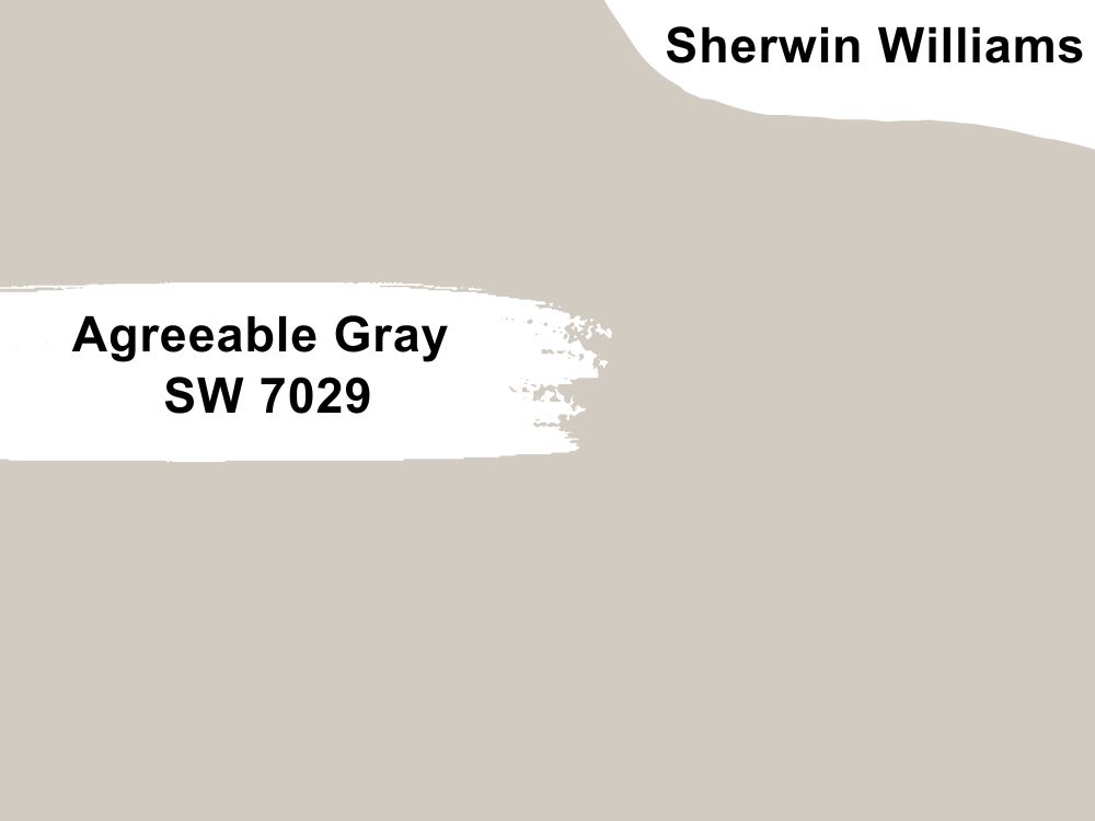 2. Agreeable Gray SW 7029