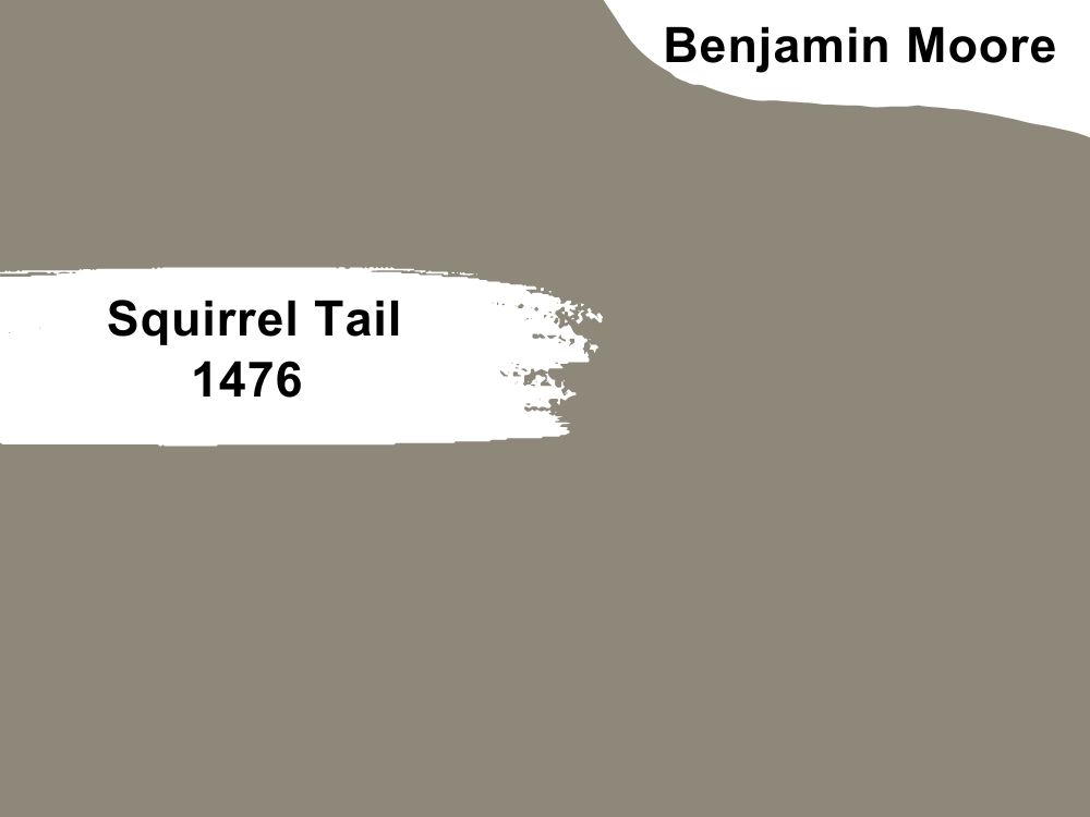 2. Benjamin Moore Squirrel Tail 1476