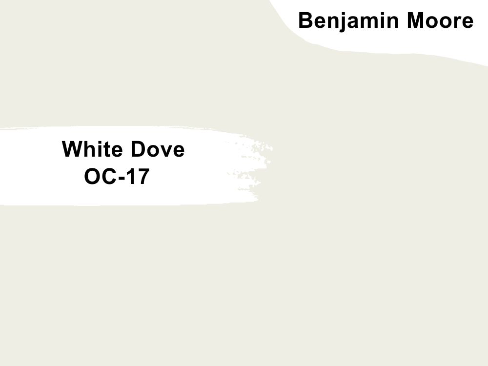 2. Benjamin Moore White Dove OC-17