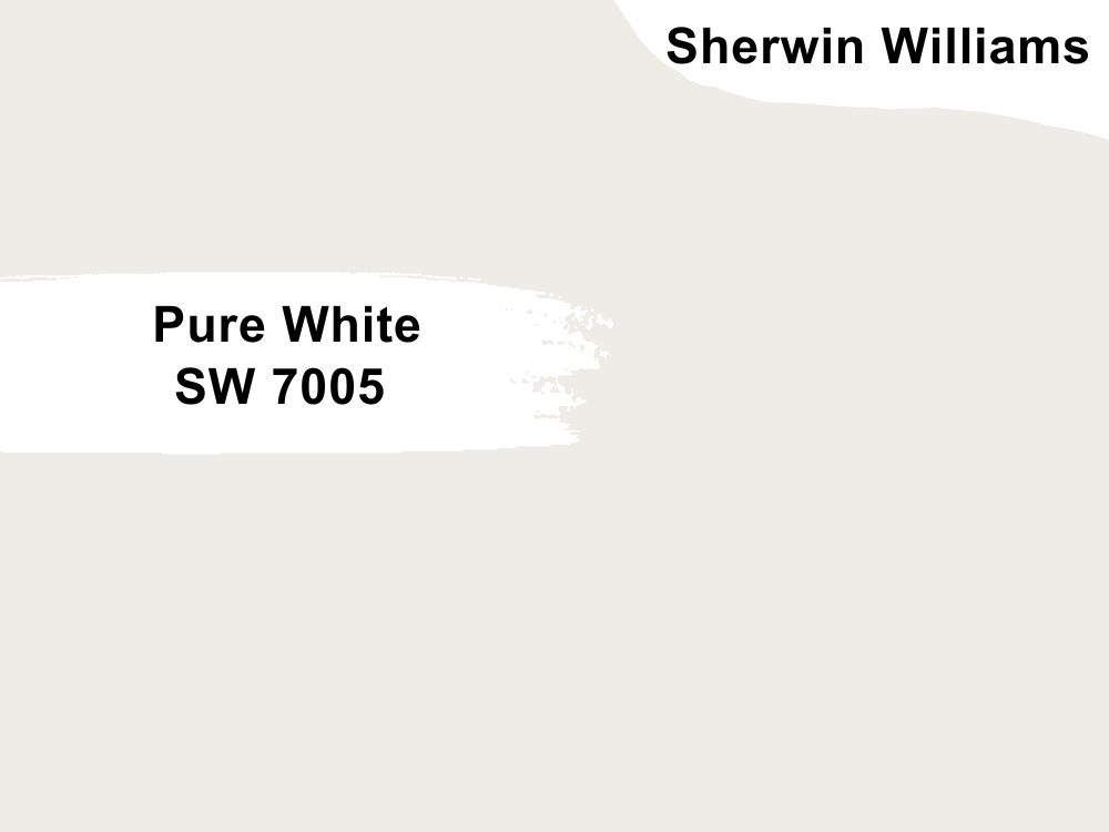 2. Pure White SW 7005