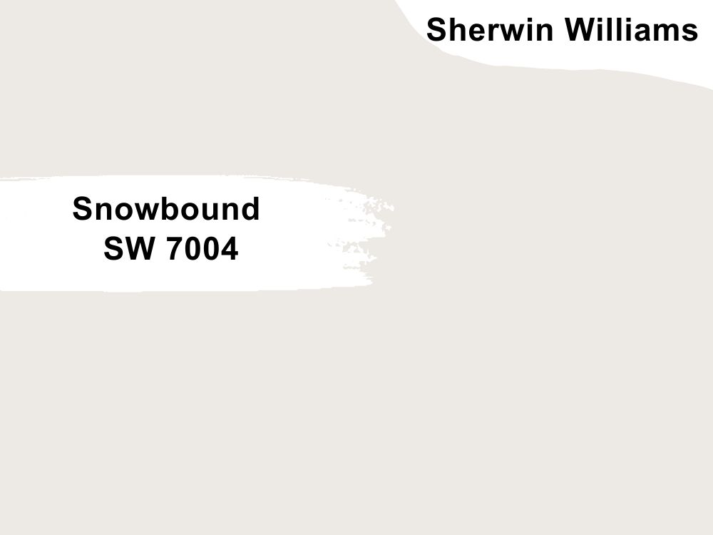 2.Sherwin Williams Snowbound SW 7004