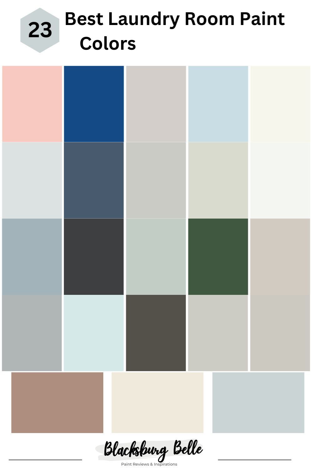 23 Best Laundry Room Paint Colors Trendy