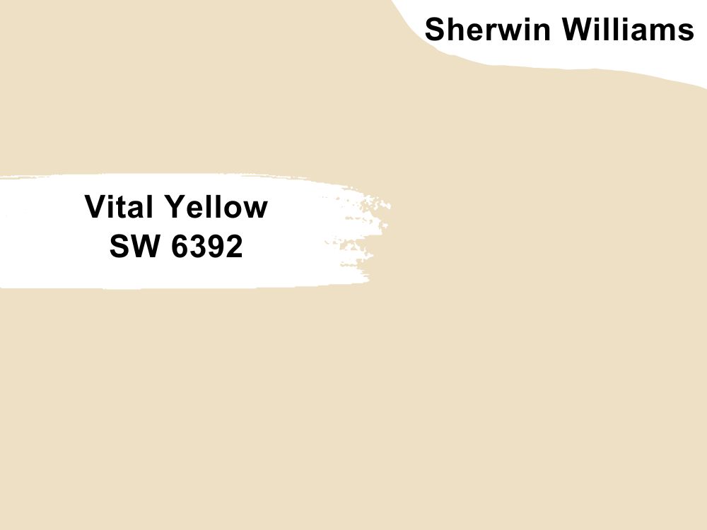 25. Vital Yellow SW 6392