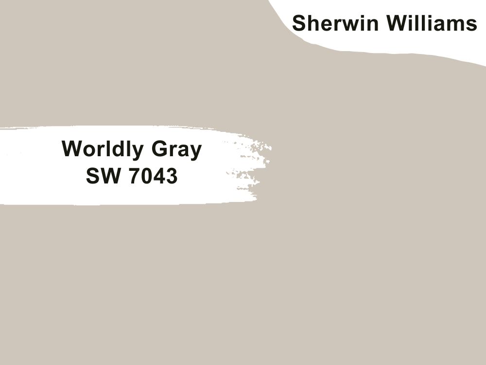 25.Worldly Gray SW 7043