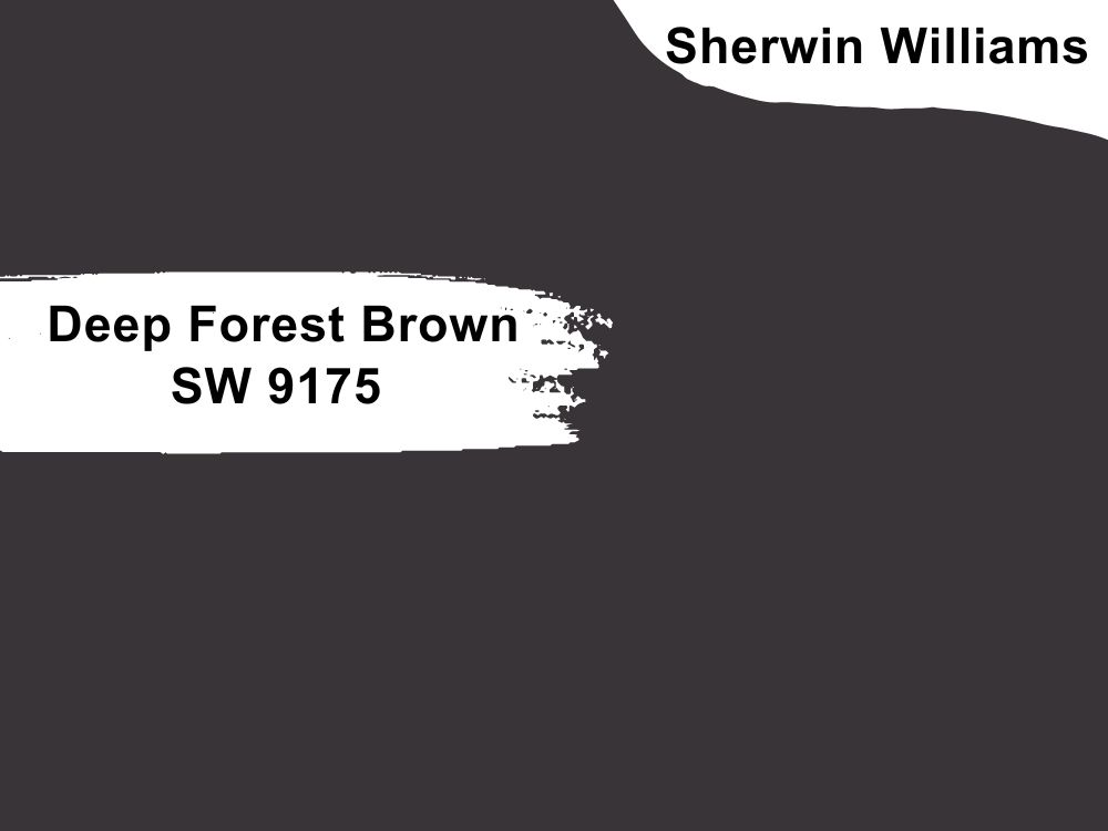 27. Deep Forest Brown SW 9175 