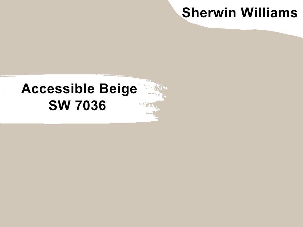 3. Accessible Beige SW 7036