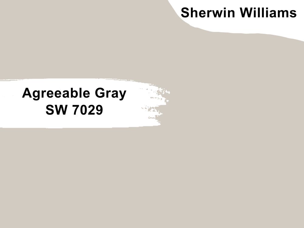 3. Agreeable Gray SW 7029