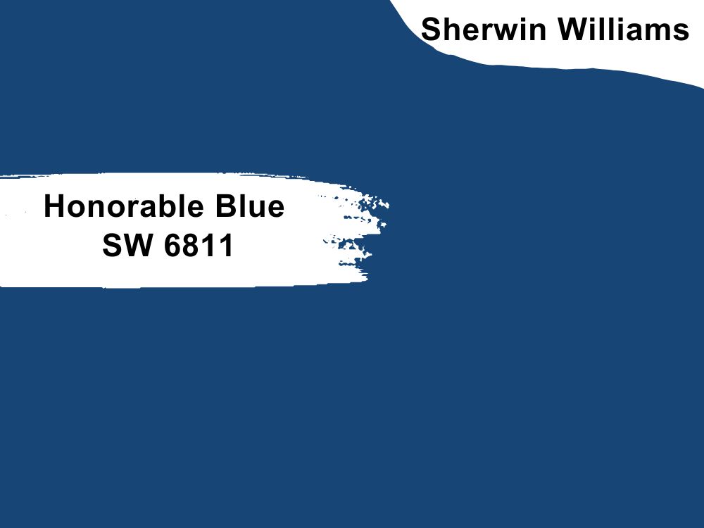 3. Sherwin Williams Honorable Blue SW 6811