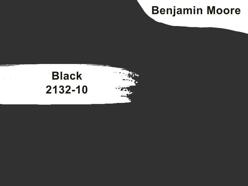 3.Benjamin Moore Black 2132-10